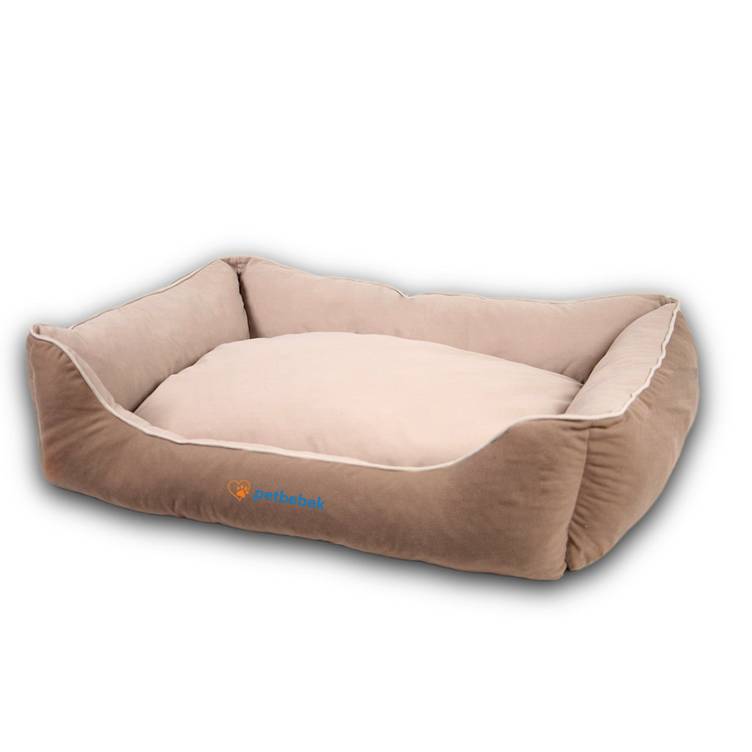 Petbebek™, Çift Taraflı Minderli, Ultra Yumuşak, Kaydırmaz Tabanlı, Yıkanabilir Kedi ve Köpek Yatağı