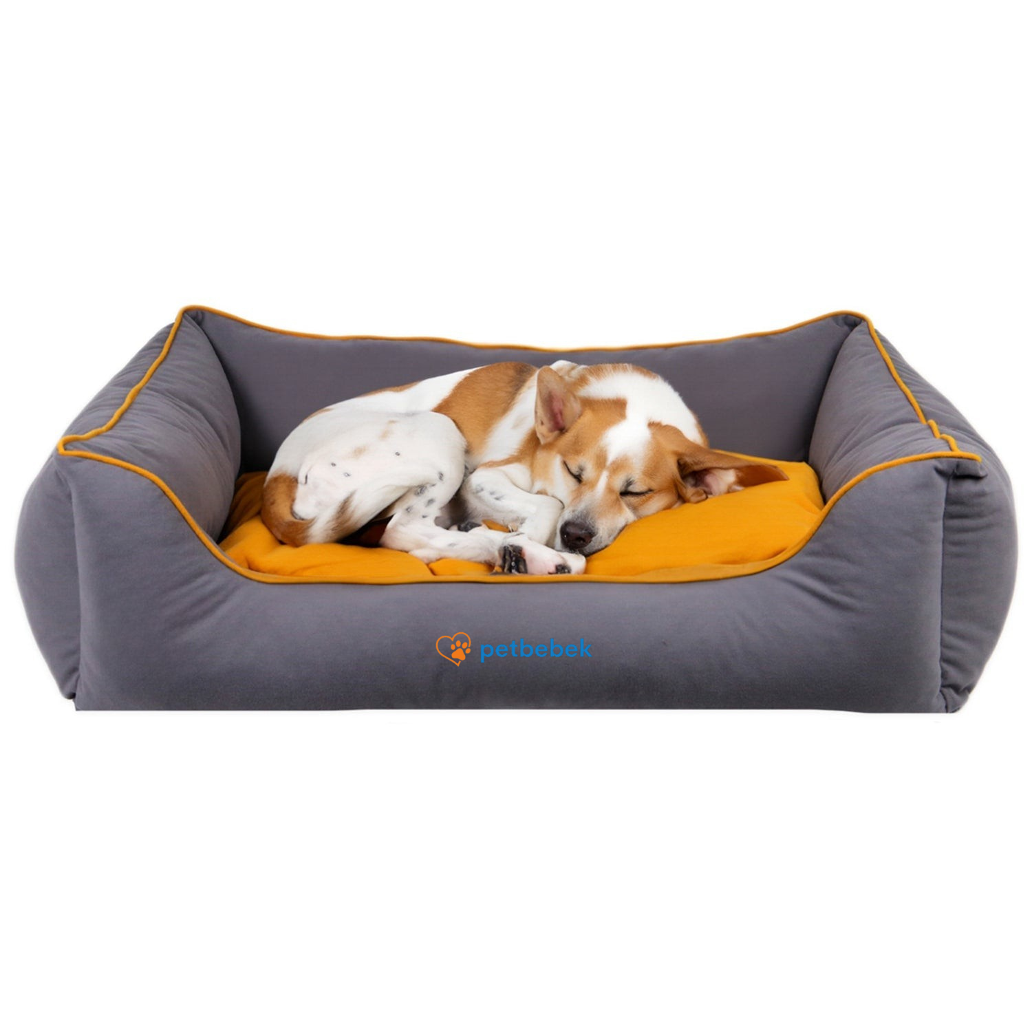 Petbebek™, Çift Taraflı Minderli, Ultra Yumuşak, Kaydırmaz Tabanlı, Yıkanabilir Kedi ve Köpek Yatağı