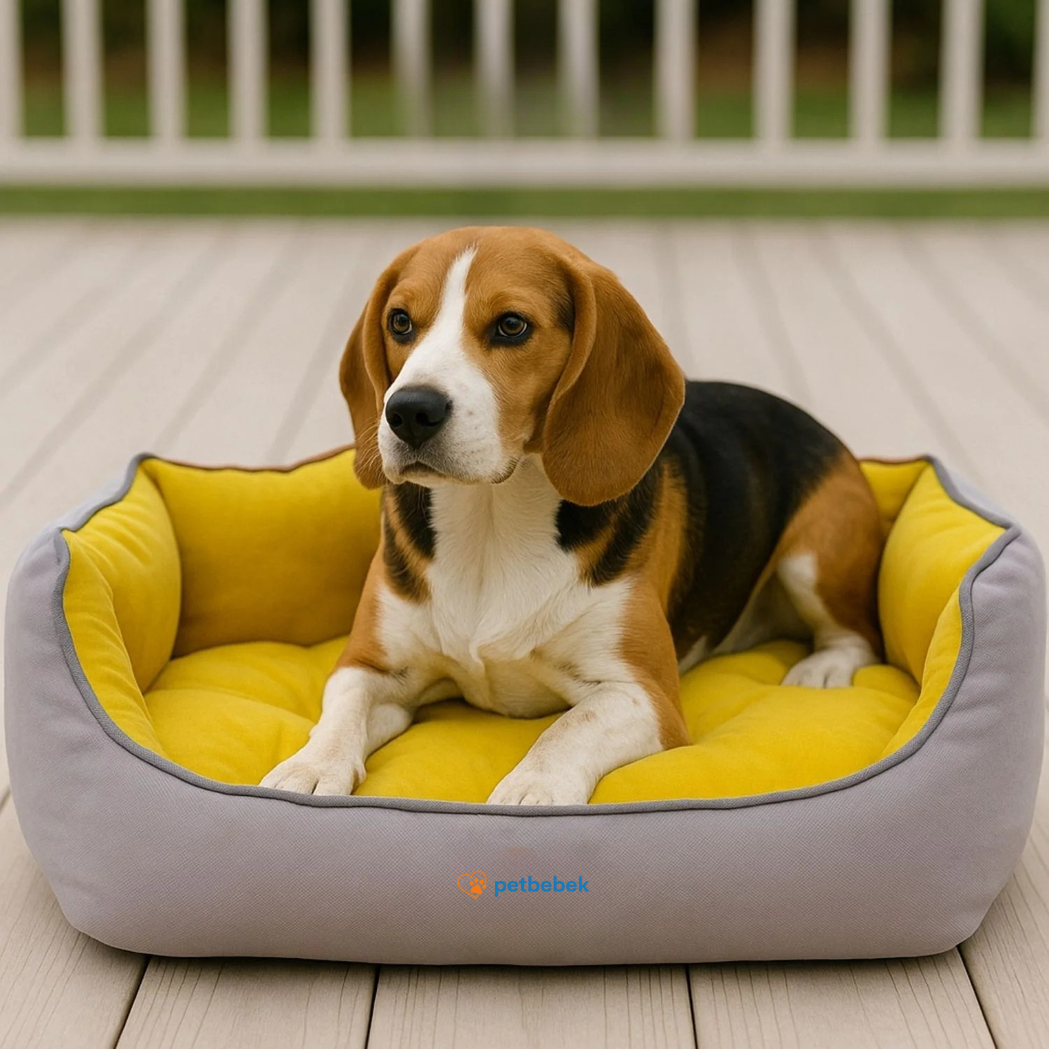 Petbebek™  Yazlık Kumaşlı, Ultra Yumuşak, Kaydırmaz Tabanlı, Yıkanabilir Kedi ve Köpek Yatağı