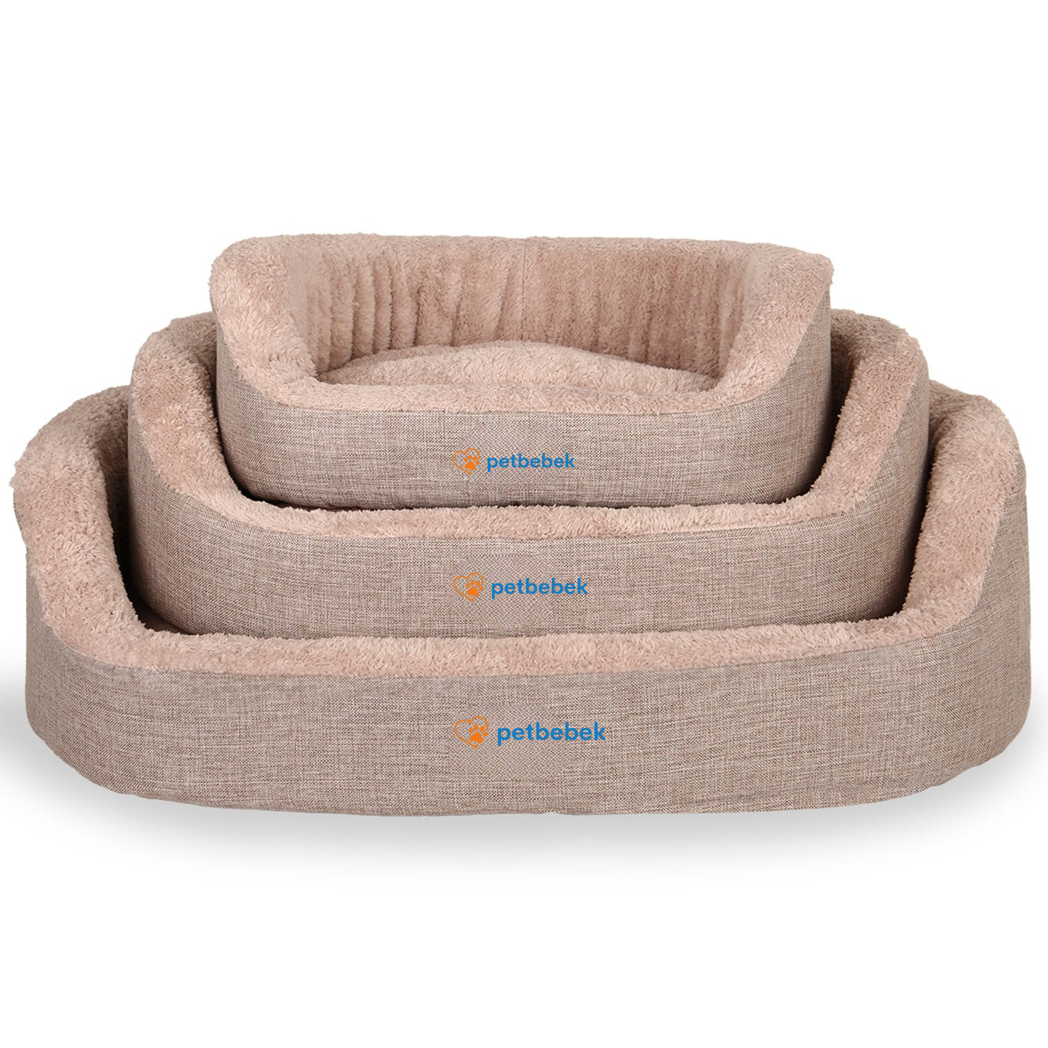 Petbebek™, Sakinleştirici Etkili, Kolay Temizlenebilen, Çıkarılabilir Kılıflı, Konforlu, Kaliteli Kedi ve Köpek Yatağı