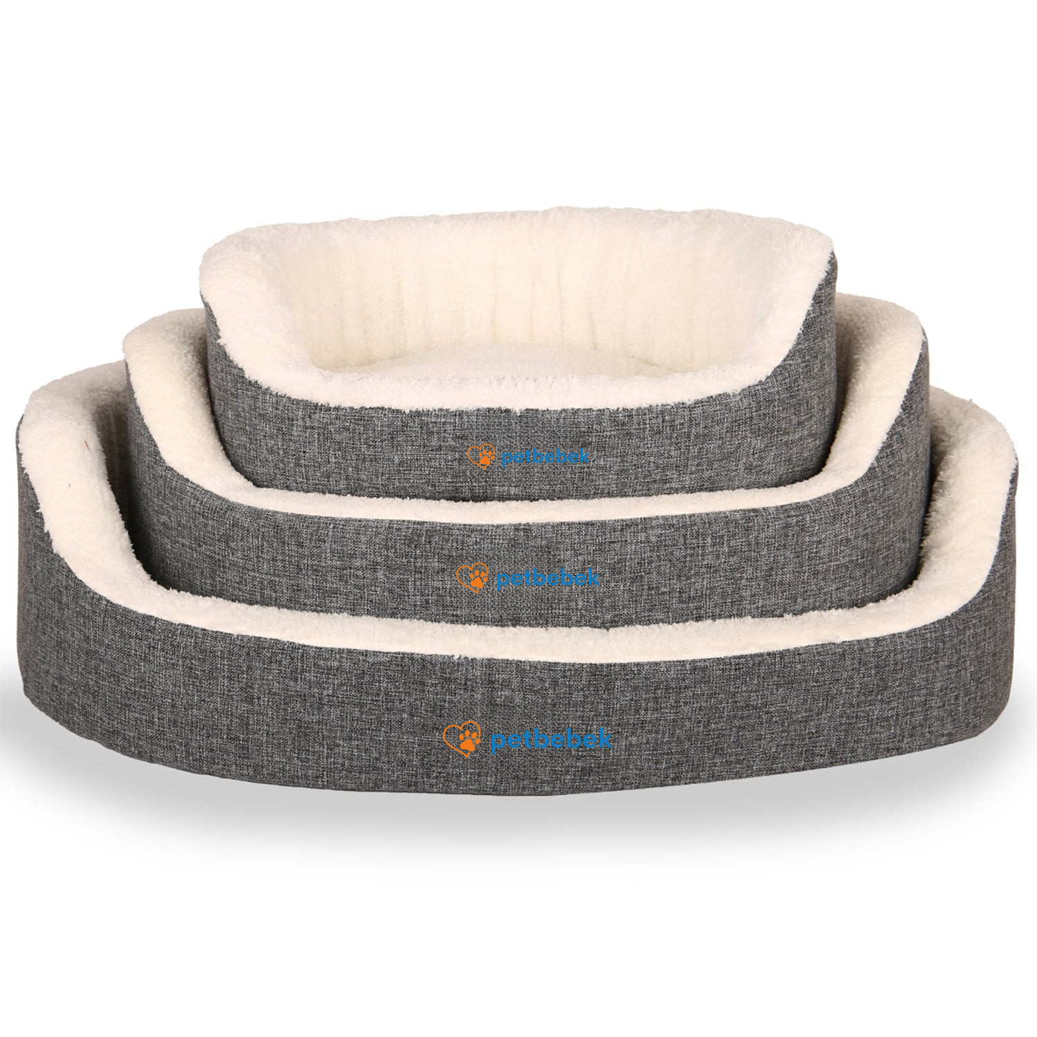 Petbebek™, Sakinleştirici Etkili, Kolay Temizlenebilen, Çıkarılabilir Kılıflı, Konforlu, Kaliteli Kedi ve Köpek Yatağı