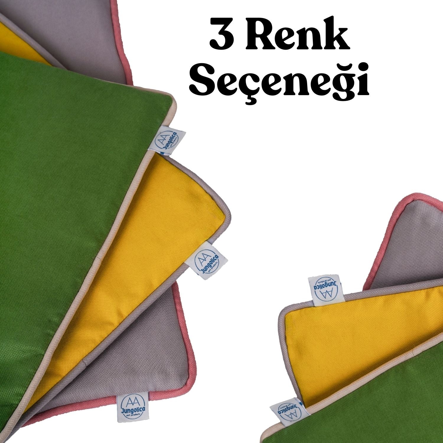 Petbebek™  Termal Mat, 2’si 1 Arada Jel Dolgulu, Kışın Isıtıcı & Yazın Serinletici Etkili Kedi Ve Köpek Matı (Sarı)