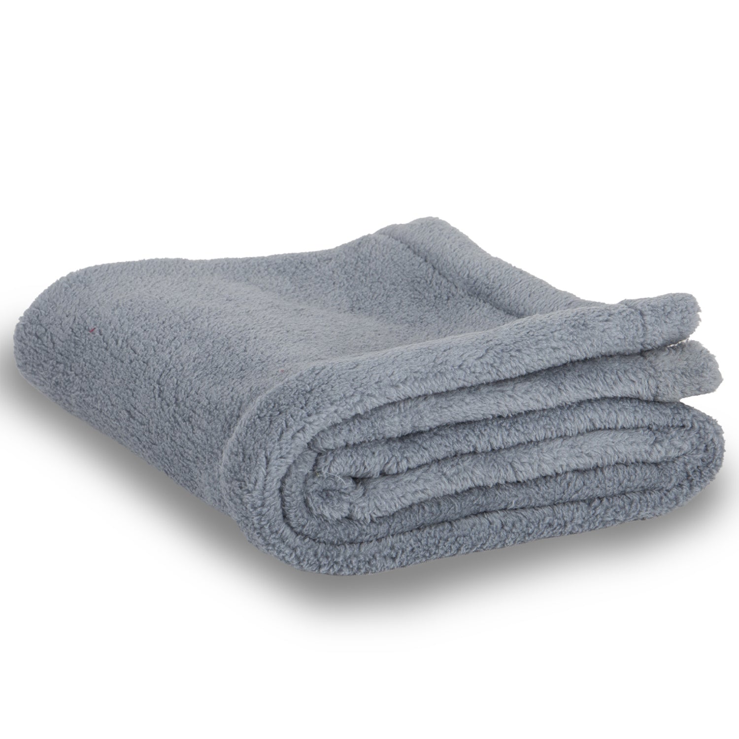 Petbebek™Açık Gri Yıkanabilir Kedi Ve Köpek Battaniyesi