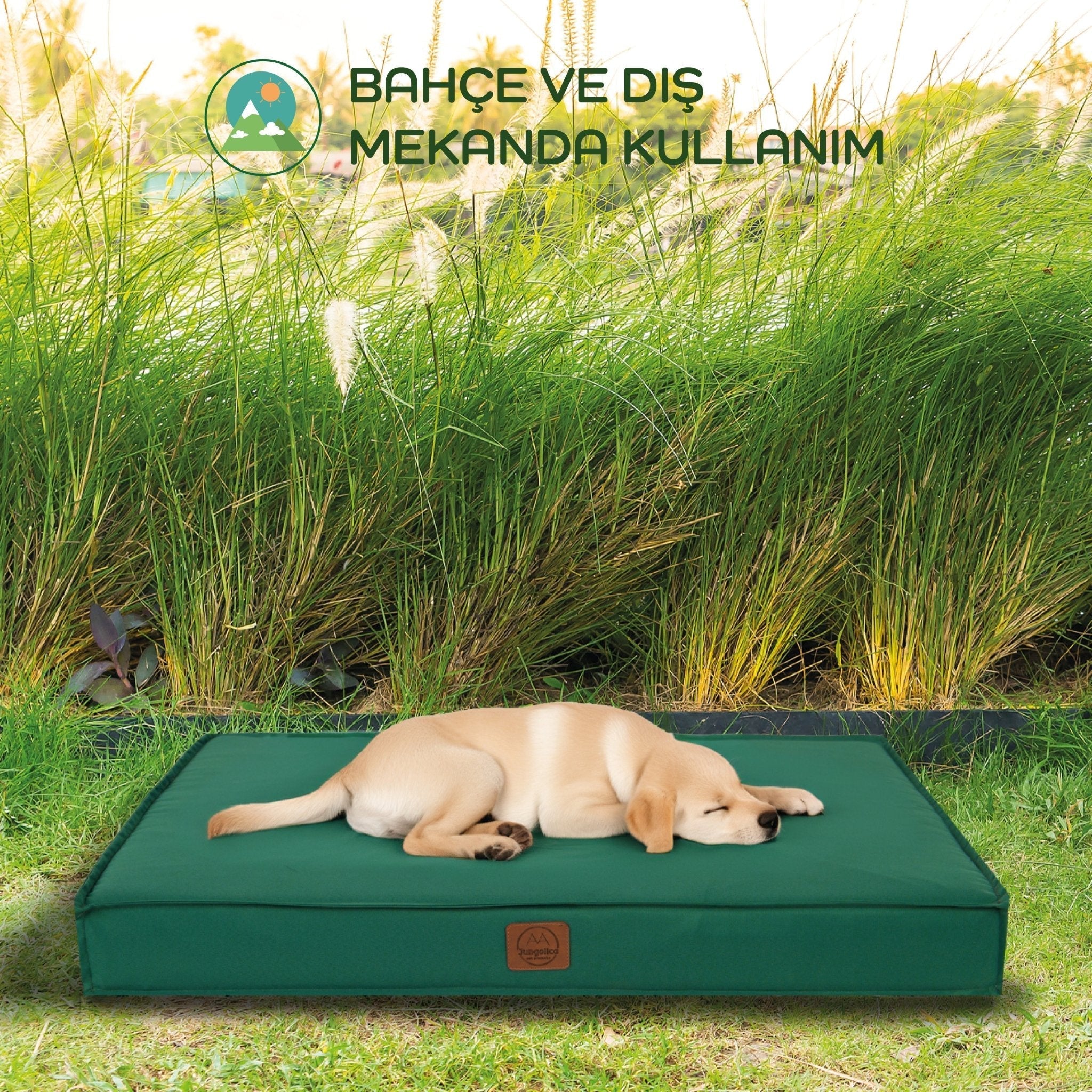 Petbebek™ Eva Garden, %100 Su Geçirmez Alezli, Çıkarılabilir Kılıflı, Tüy ve Leke Tutmaz Kumaşlı Kedi ve Köpek Yatağı