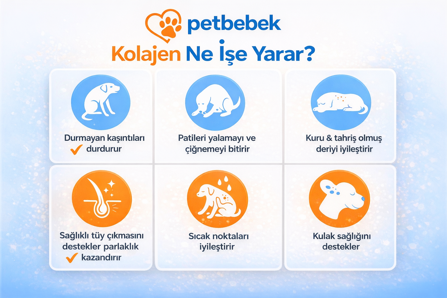 Petbebek™ Kedi ve Köpekler İçin 3 Kat Etkili Premium Sıvı Kolajen