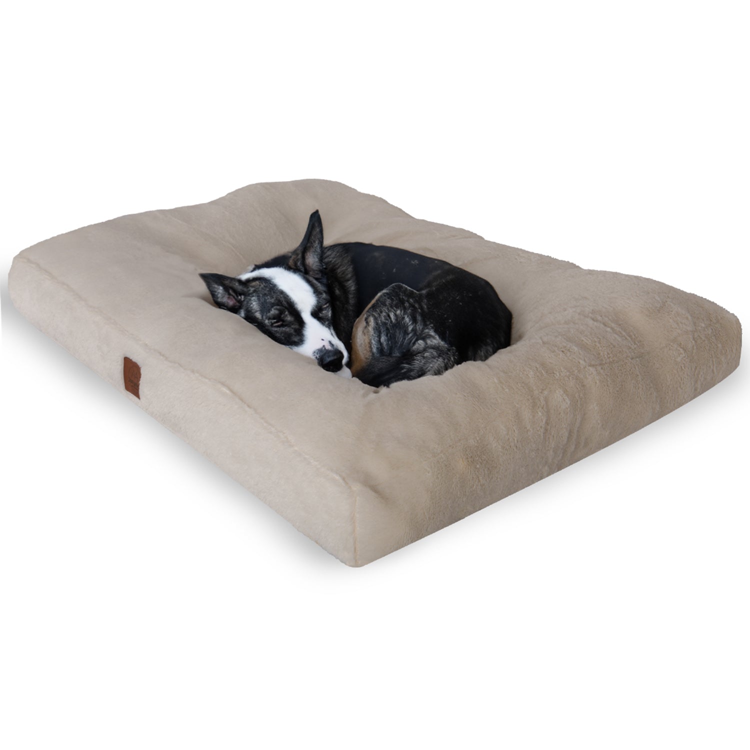 Petbebek™ Max, Ultra Yumuşak, Kaydırmaz Tabanlı, Konforlu Kedi ve Köpek Minderi (Ekru)