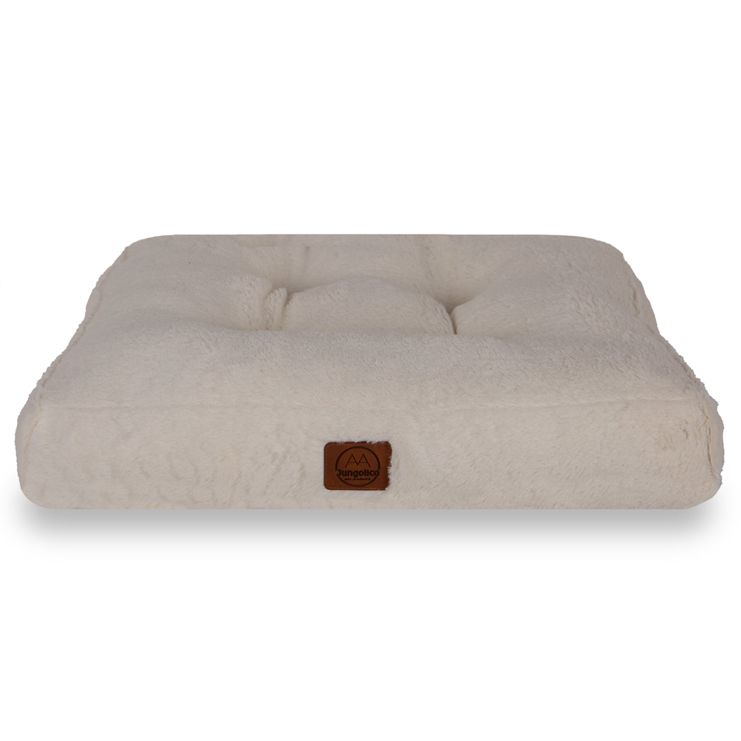 Petbebek™ Max, Ultra Yumuşak, Kaydırmaz Tabanlı, Konforlu Kedi ve Köpek Minderi (Ekru)