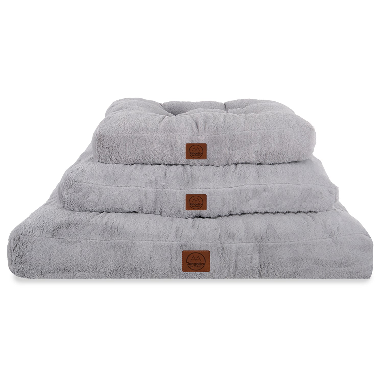 Petbebek™, Ultra Yumuşak, Kaydırmaz Tabanlı, Konforlu Kedi ve Köpek Minderi (Gri)