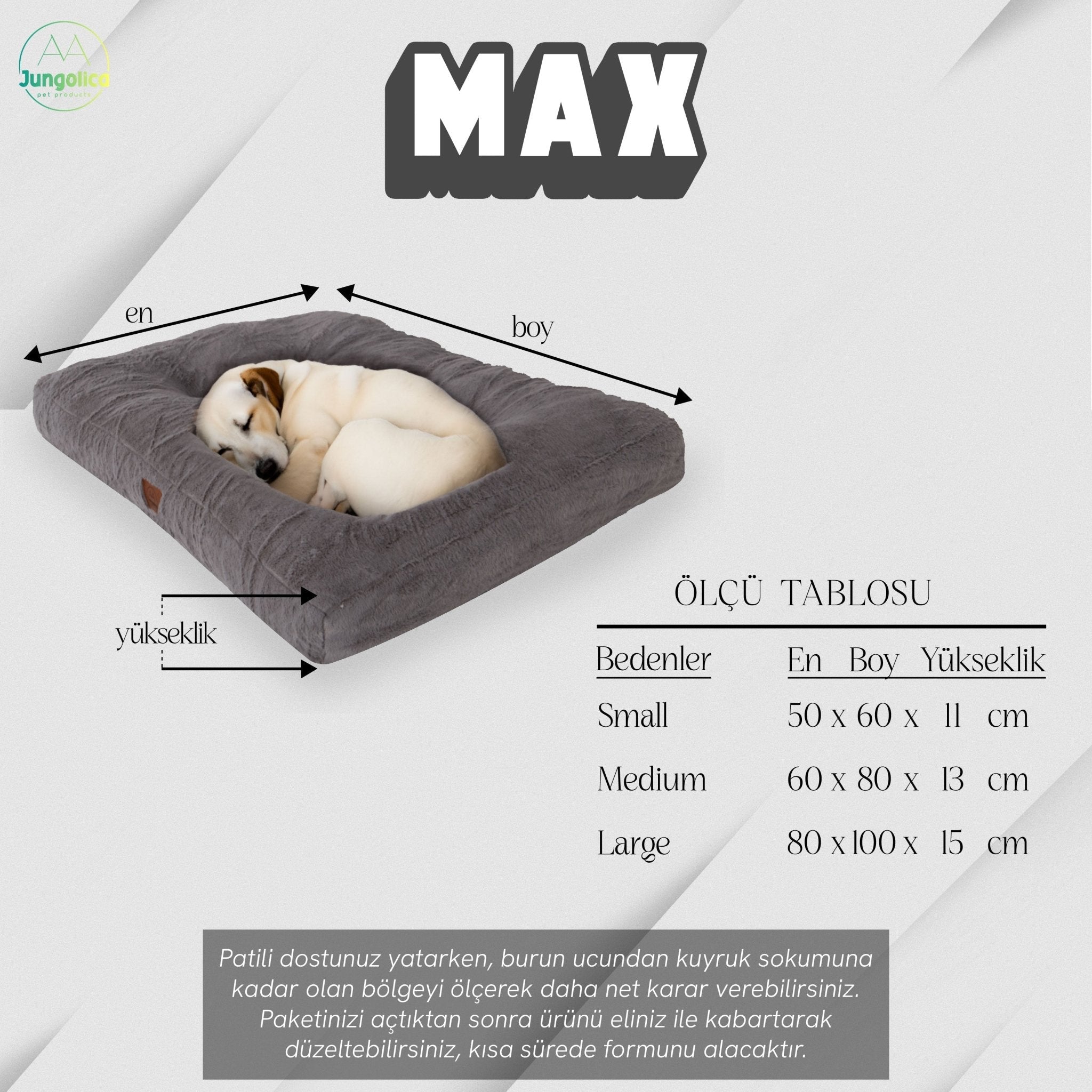 Petbebek™, Ultra Yumuşak, Kaydırmaz Tabanlı, Konforlu Kedi ve Köpek Minderi (Pembe)