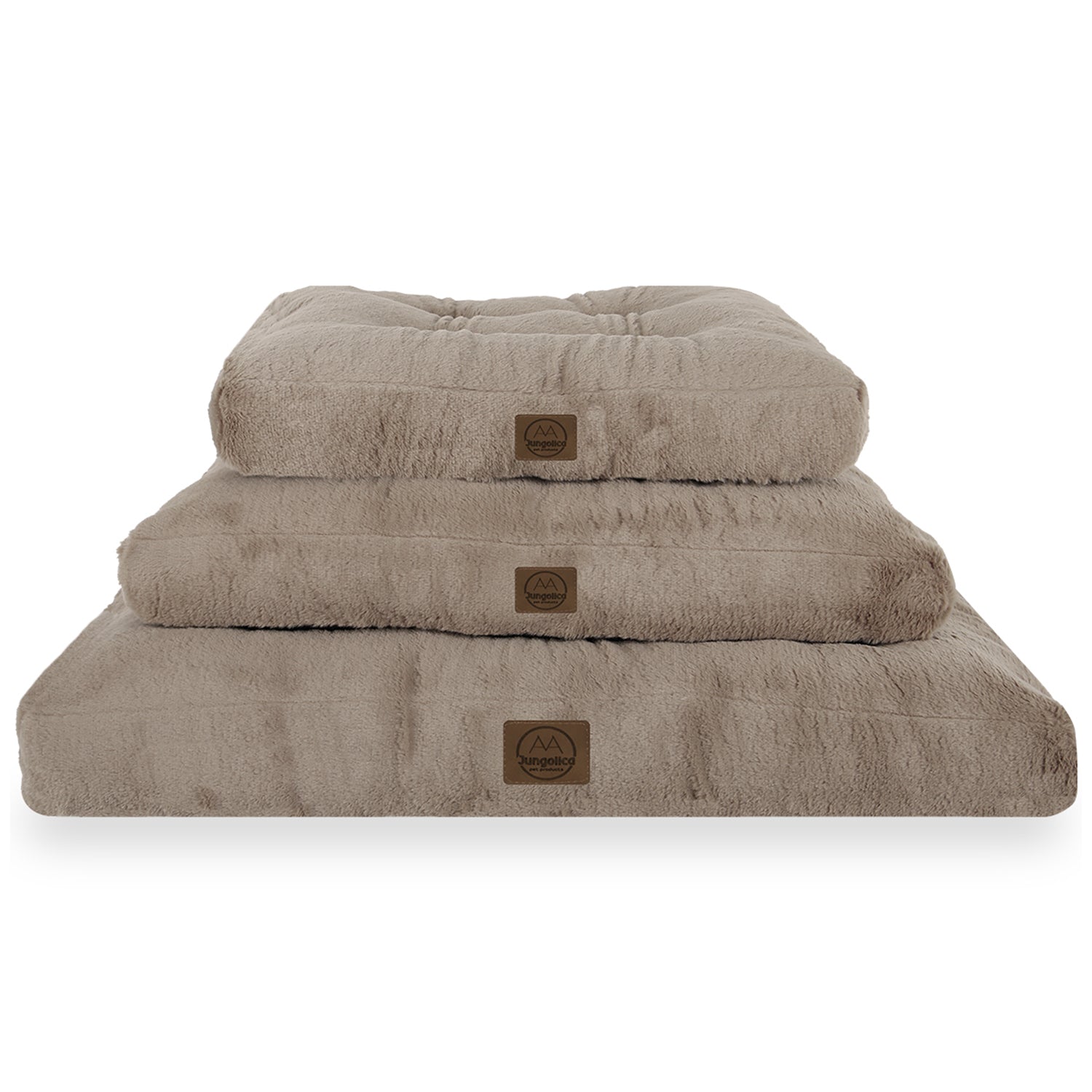 Petbebek™, Ultra Yumuşak, Kaydırmaz Tabanlı, Konforlu Kedi ve Köpek Minderi (Vizon)