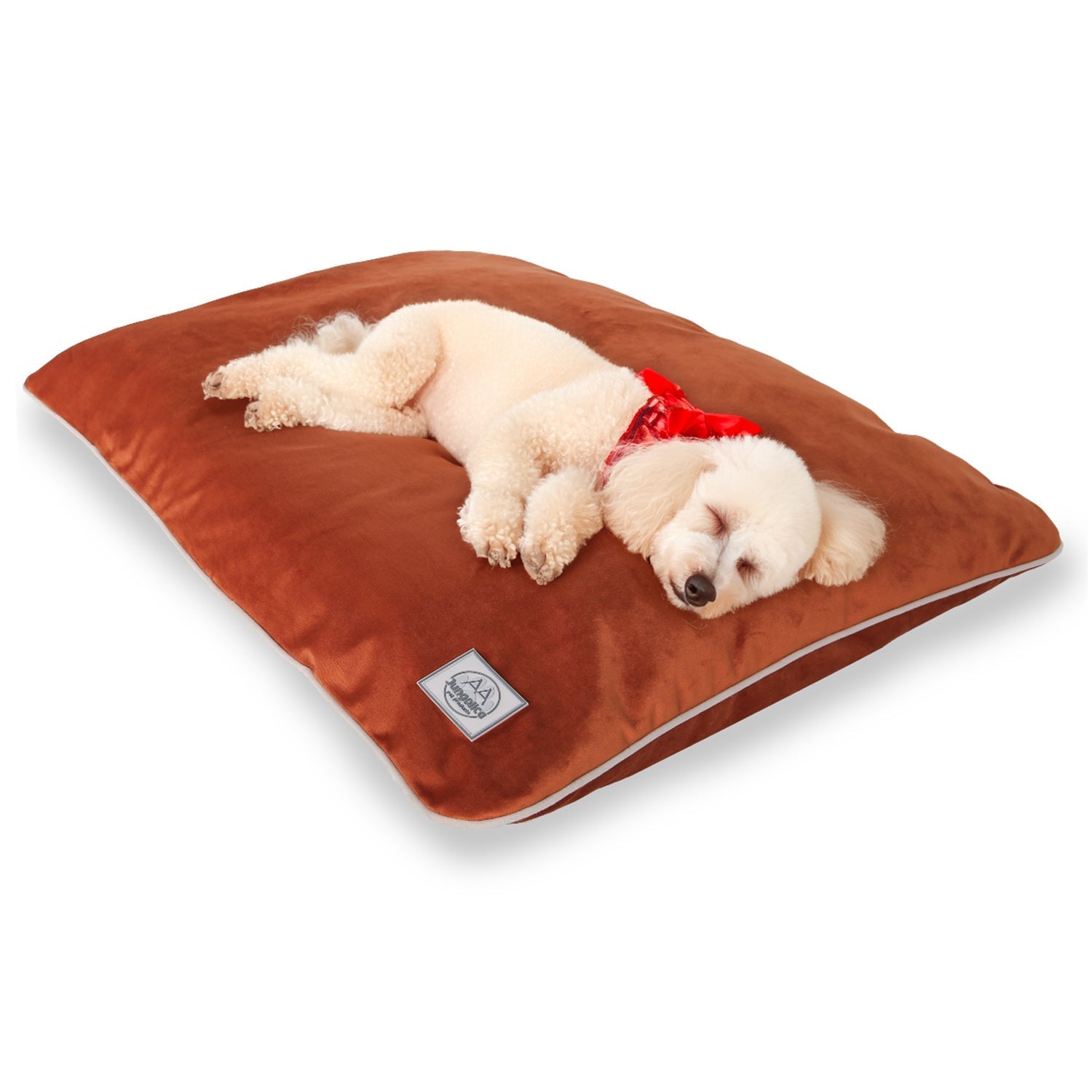 Petbebek™, Tırmalamaya Dayanıklı, Tüy Tutmayan Kumaş, Çıkarılabilir Kılıflı, Kedi, Köpek Yer Minderi (Kiremit)