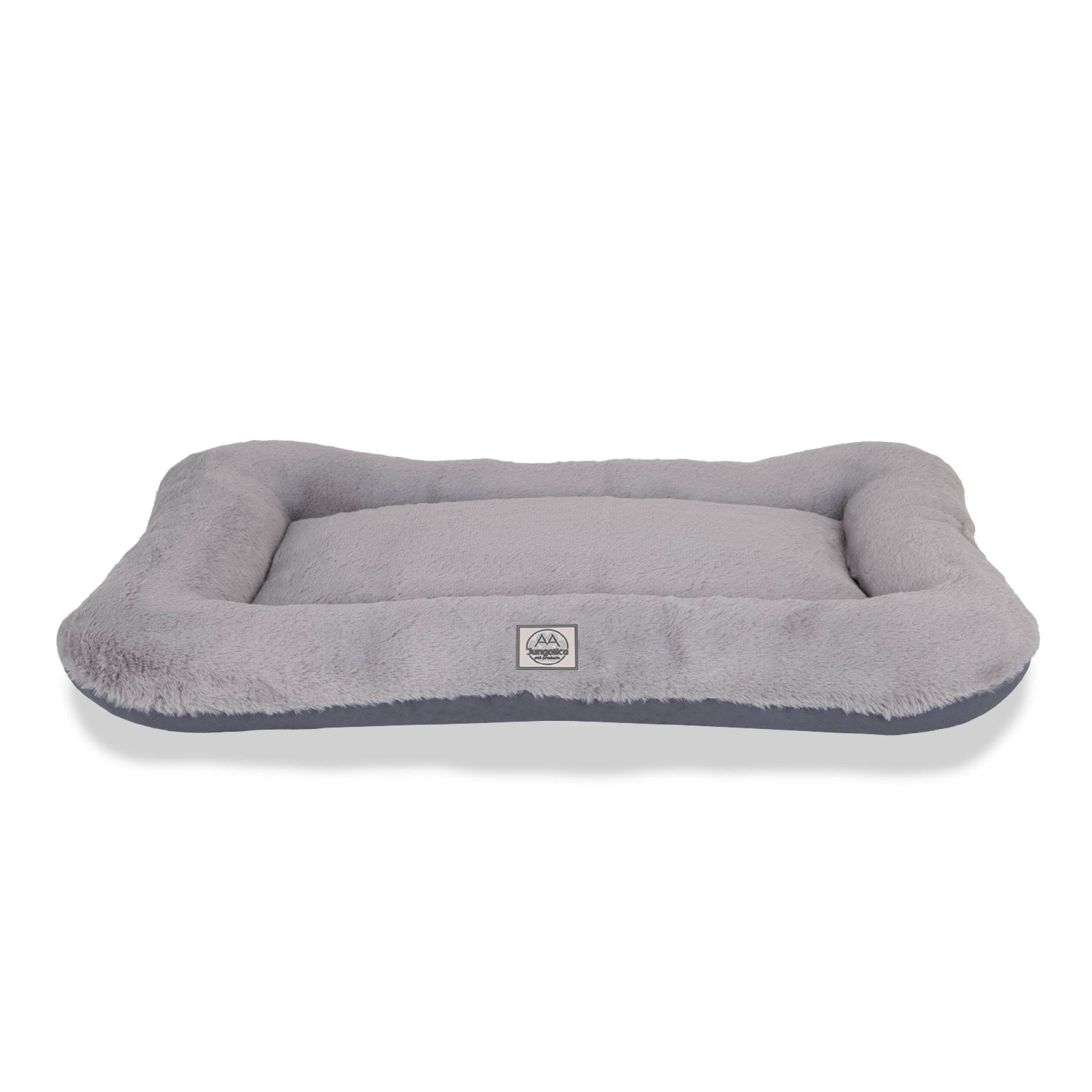 Petbebek™ Sally, %100 Su Geçirmez Alezli, Çift Taraflı, Dört Mevsim Kullanılabilen Kedi ve Köpek Yatağı (Gri)