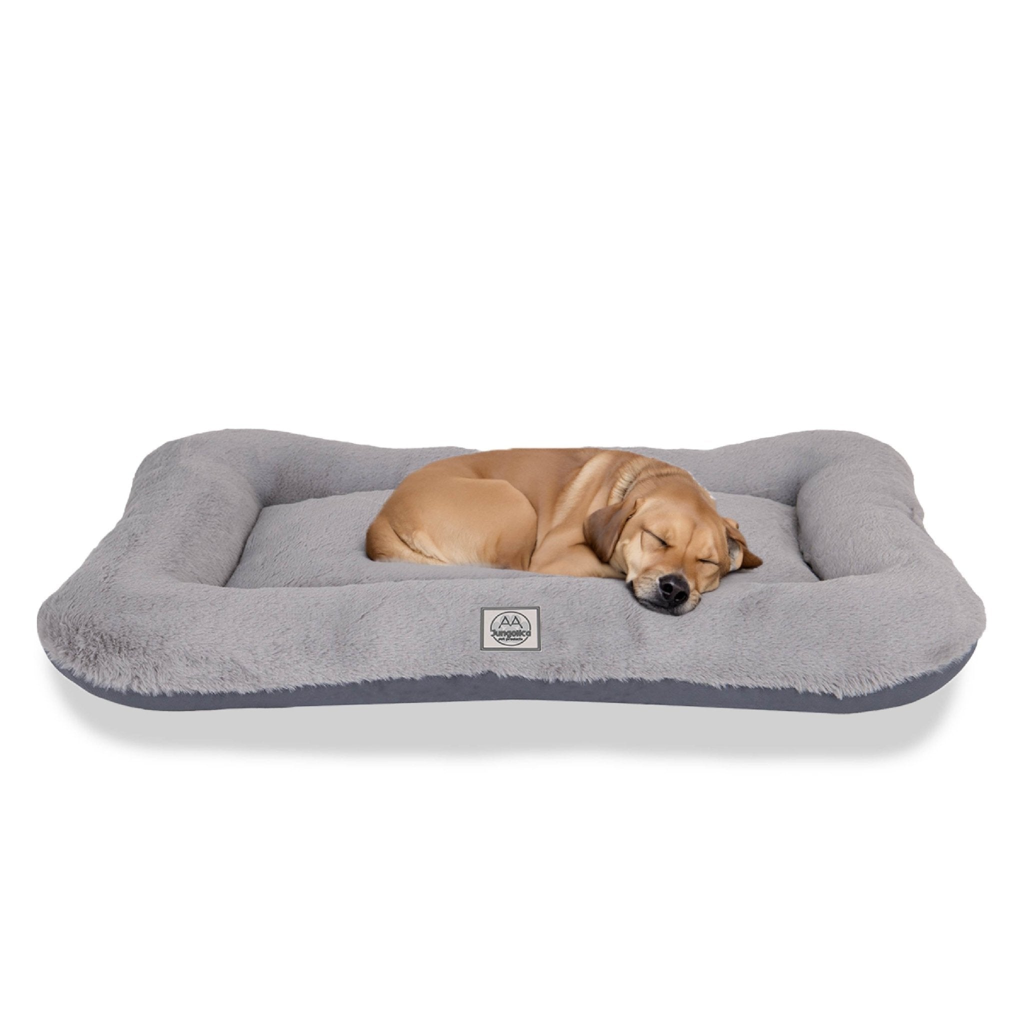 Petbebek™ Sally, %100 Su Geçirmez Alezli, Çift Taraflı, Dört Mevsim Kullanılabilen Kedi ve Köpek Yatağı (Gri)